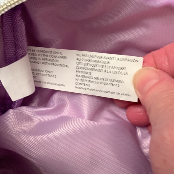 NWT Iridescent Sparkle Cosmetic Bag Zipper Bag - Picture 6 of 13